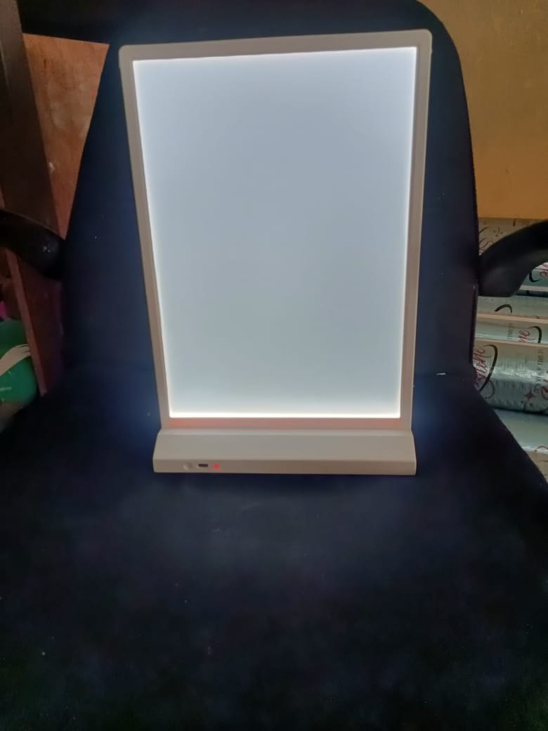 LED Display Standee – A4 | Double-Sided | Rechargeable